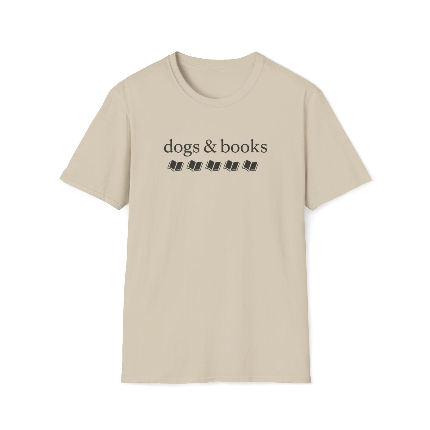 Dogs & Books B T-Shirt