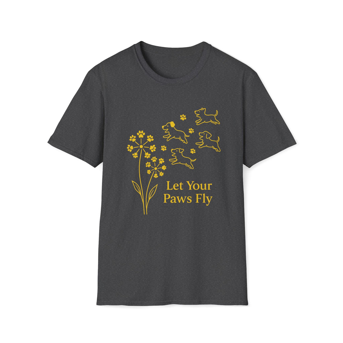 Paws Fly Floral G T-Shirt