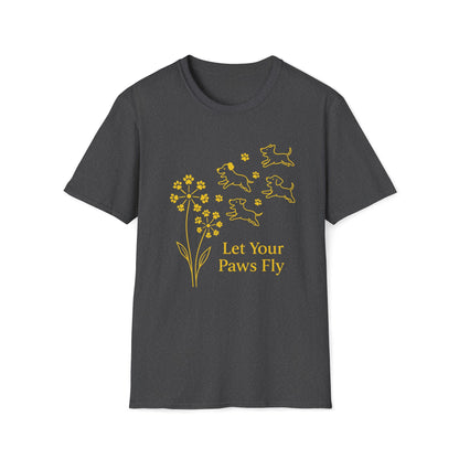 Paws Fly Floral G T-Shirt