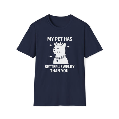 Pet Cat Jewelry W T-Shirt