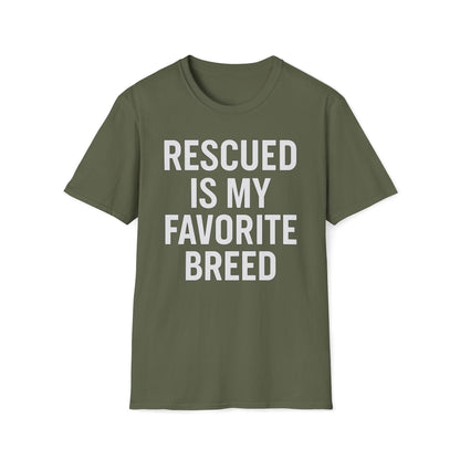 Rescued Breed W T-Shirt