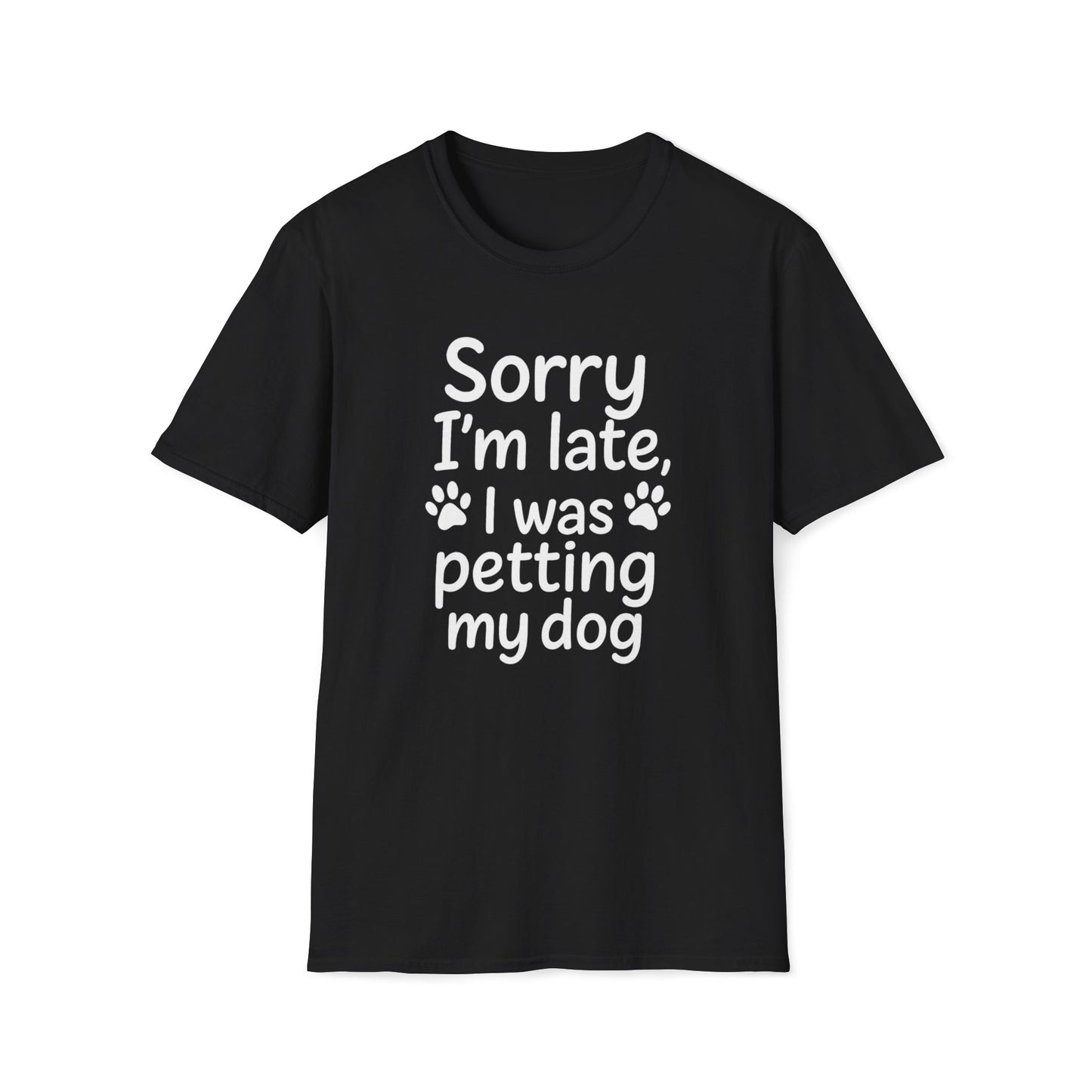 Petting Dog W T-Shirt