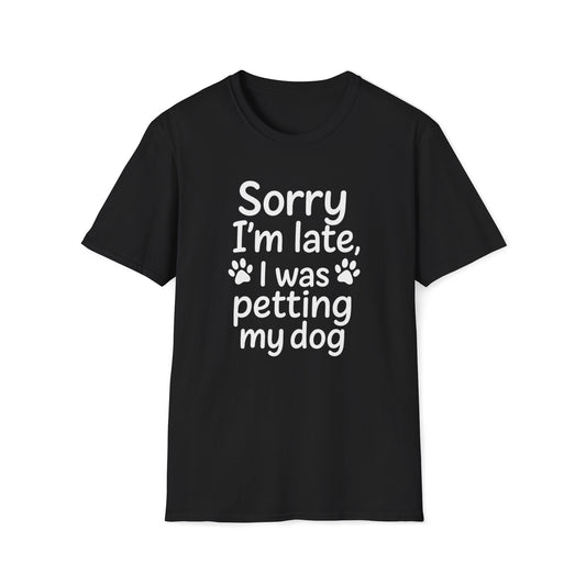 Petting Dog W T-Shirt