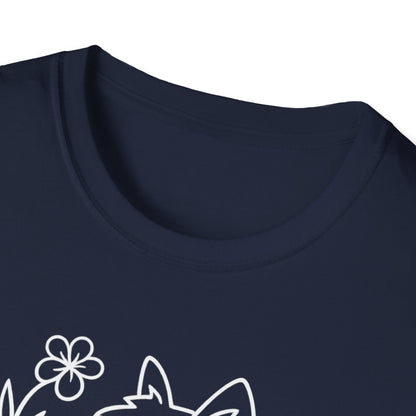 Floral Heart Westie W T-Shirt