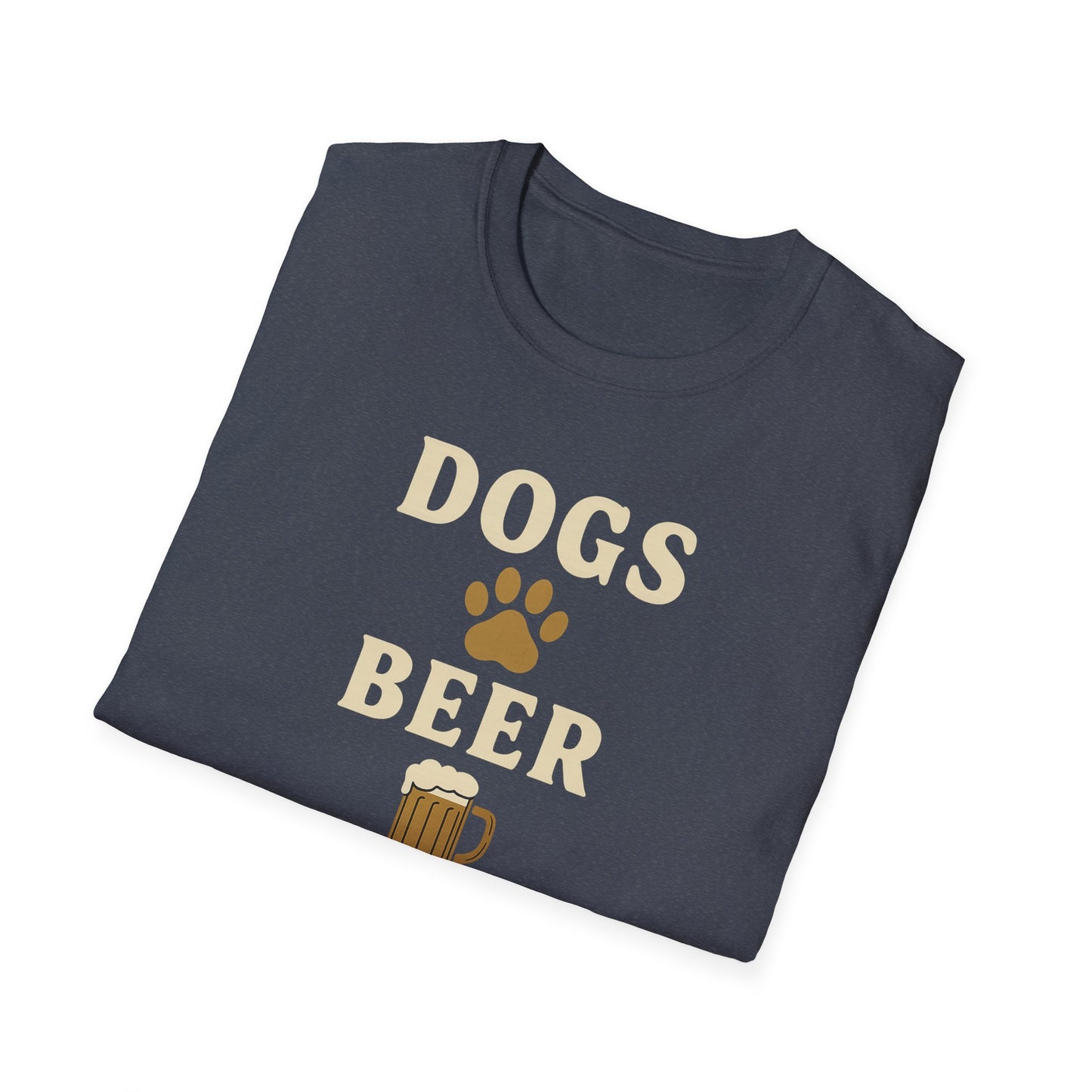 Dogs Beer Football T-Shirt