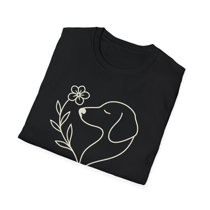 Floral Heart Dachshund C T-Shirt