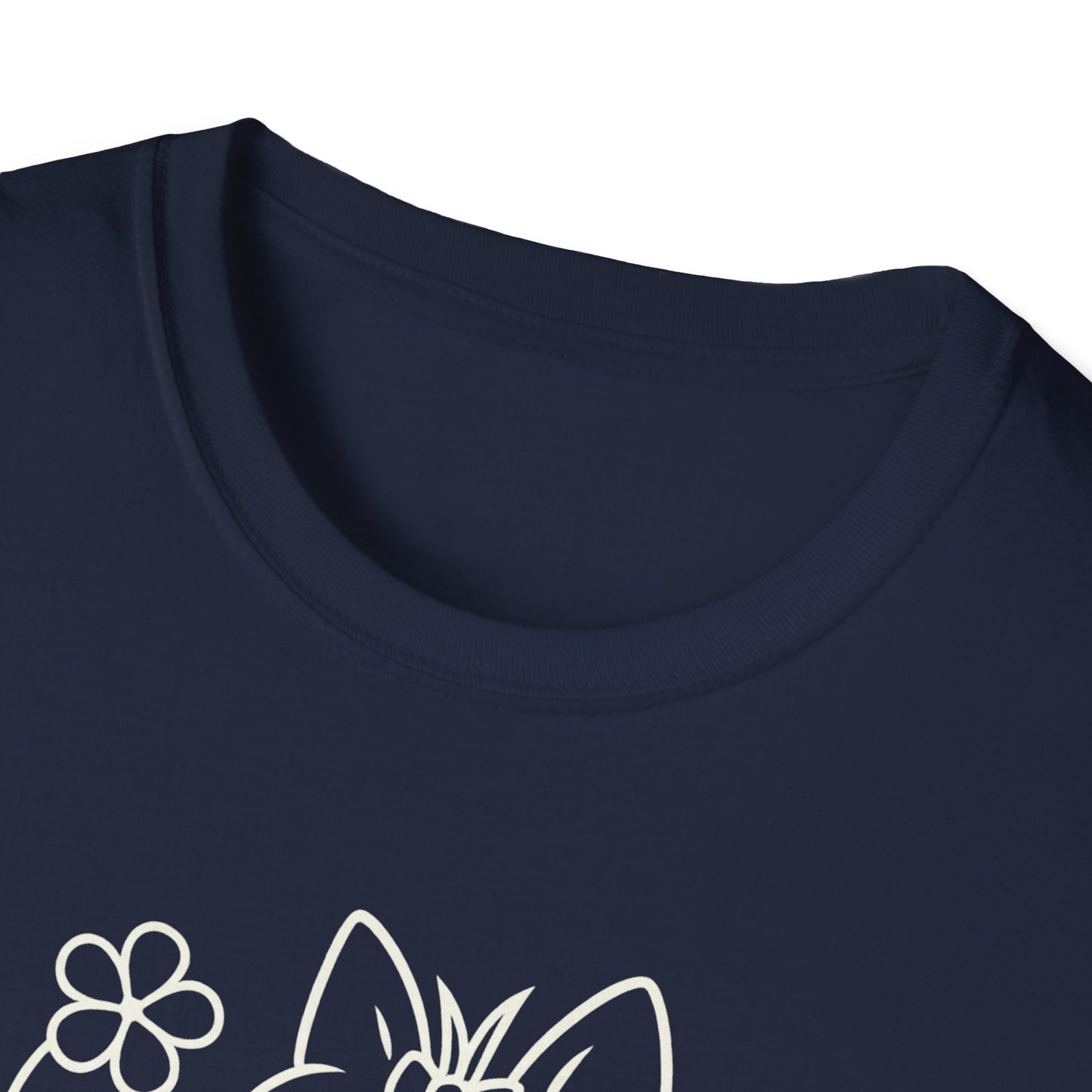 Floral heart Yorkie W T-Shirt