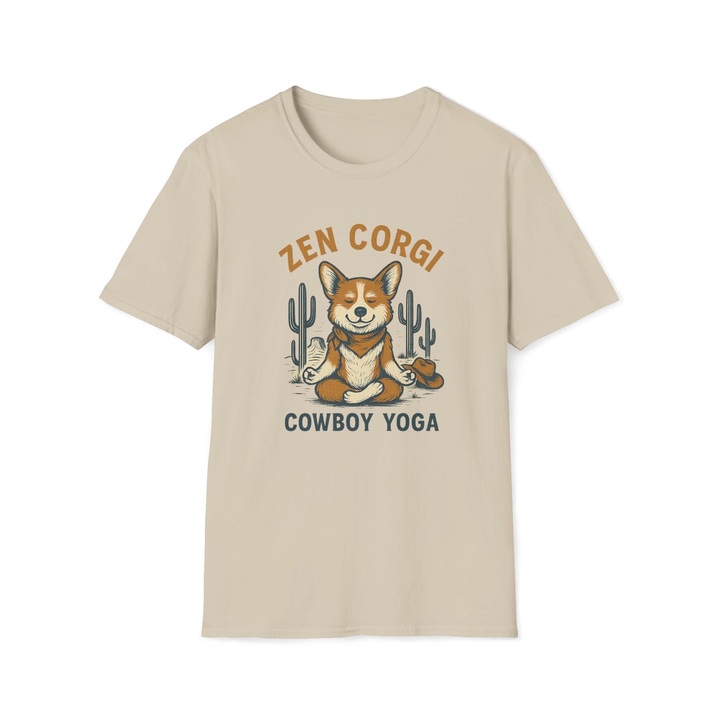 Zen Corgi Cowboy T-Shirt