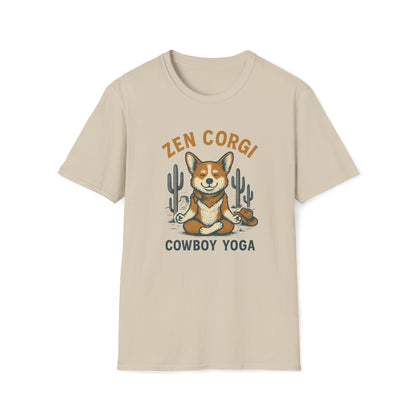 Zen Corgi Cowboy T-Shirt