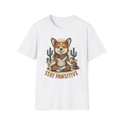 Stay Pawsitive Corgi T-Shirt