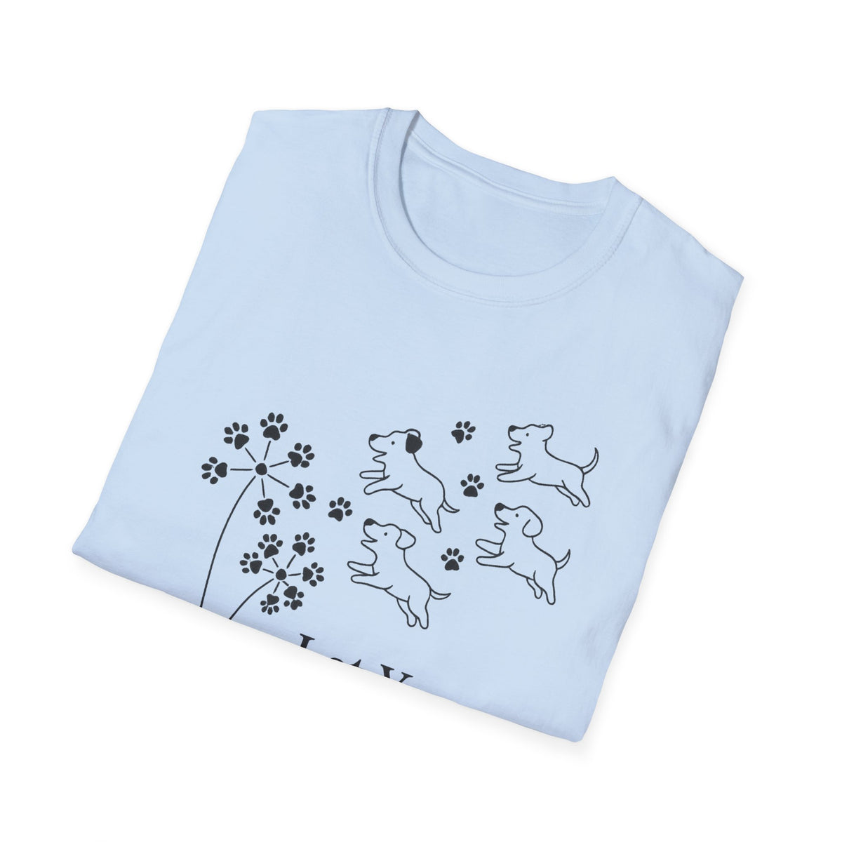 Paws Fly Floral B T-Shirt