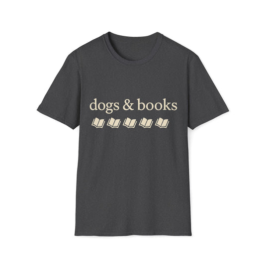 Dogs & Books T-Shirt