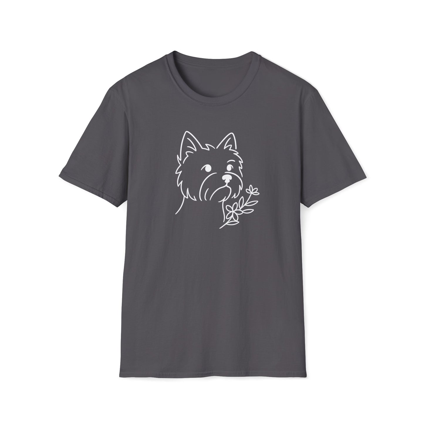 Floral Westie W T-Shirt
