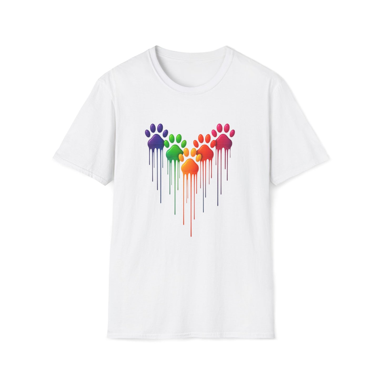 Heart Paw Drip T-Shirt