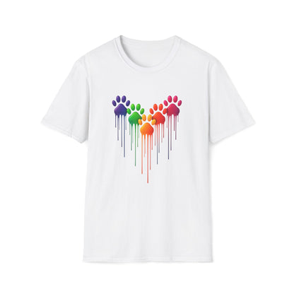 Heart Paw Drip T-Shirt