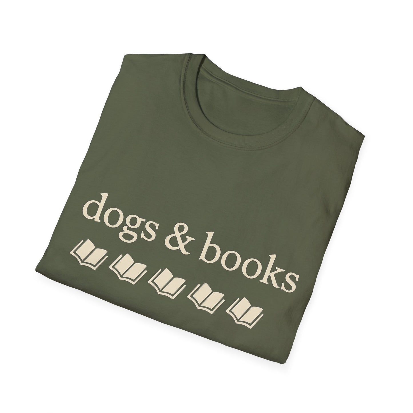 Dogs & Books T-Shirt