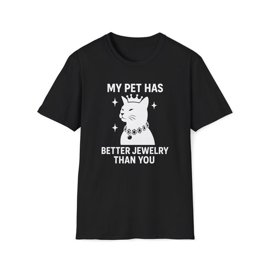 Pet Cat Jewelry W T-Shirt