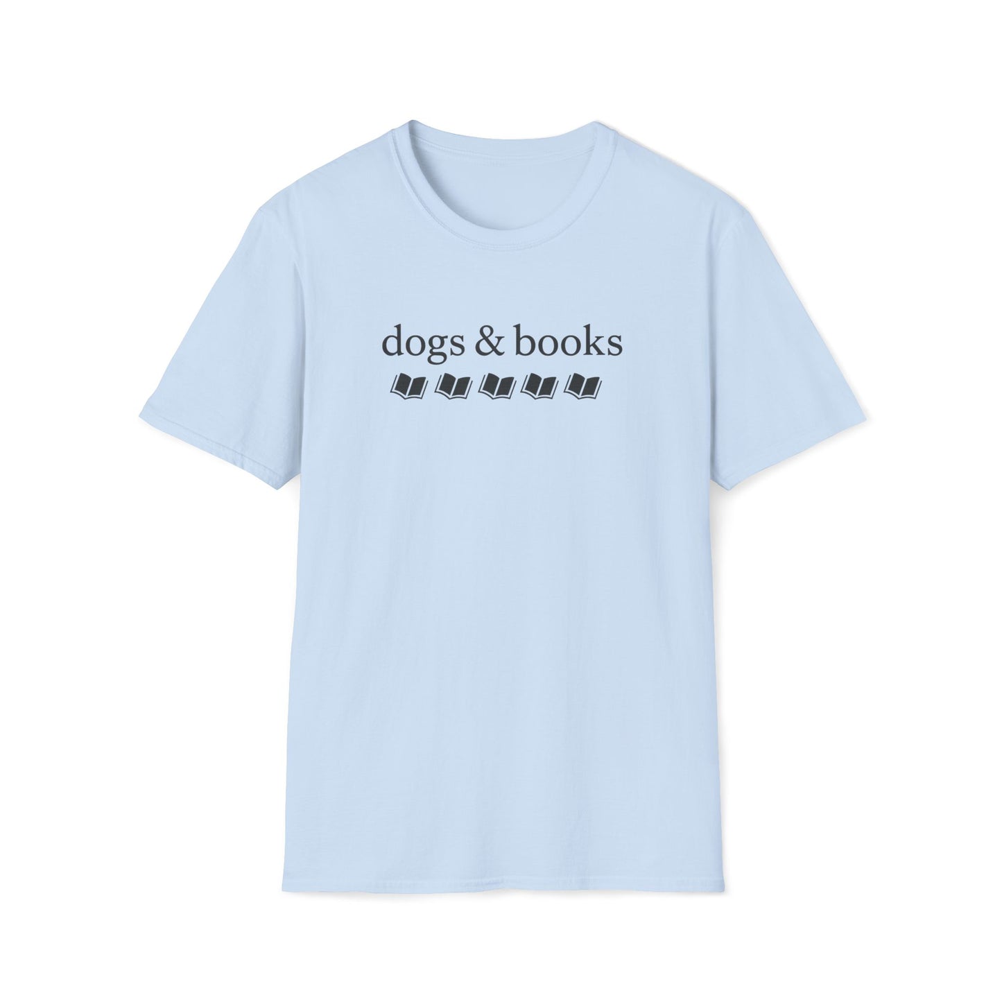 Dogs & Books B T-Shirt