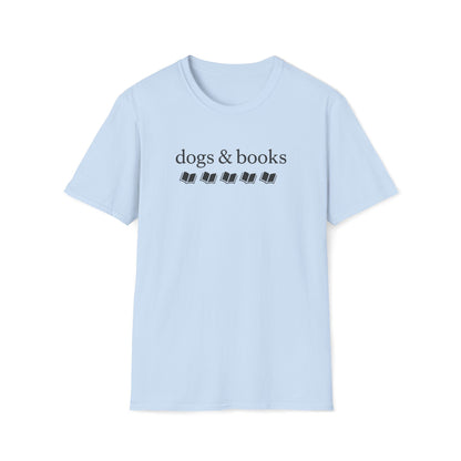Dogs & Books B T-Shirt