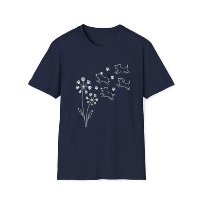 Paw Floral W T-Shirt