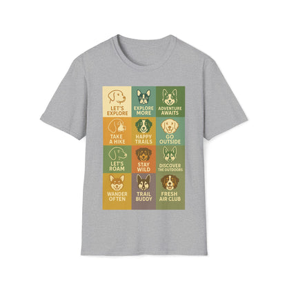 Adventure Grid Dogs T-Shirt