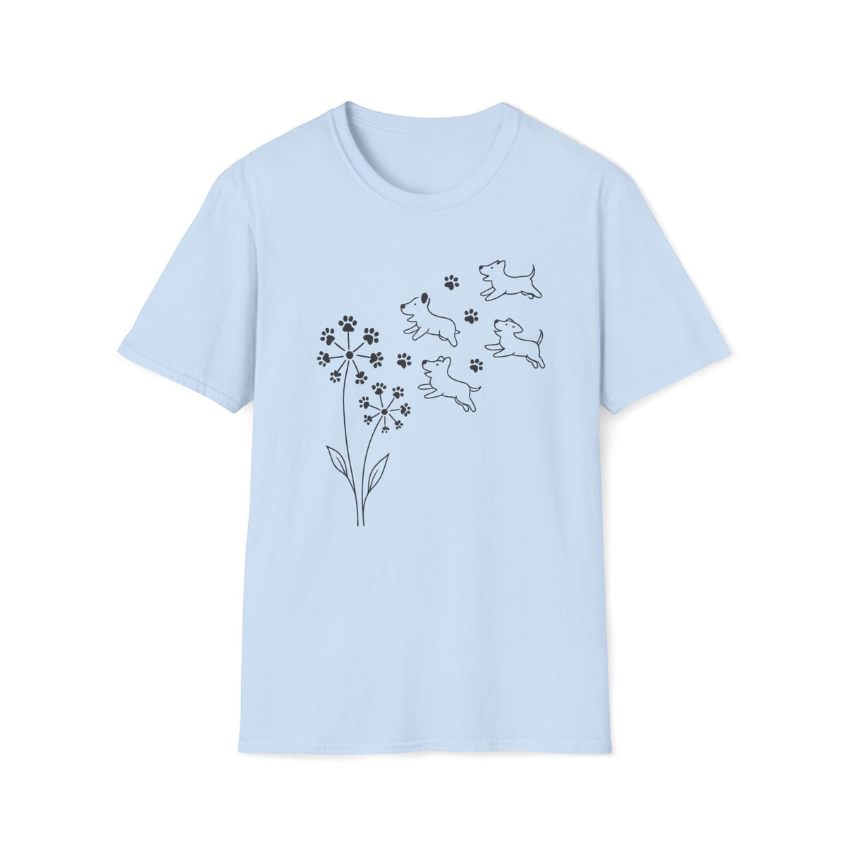 Paw Floral B T-Shirt