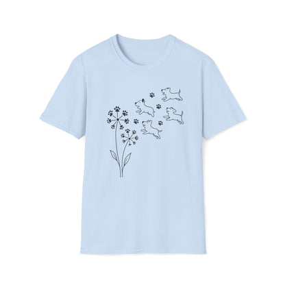 Paw Floral B T-Shirt
