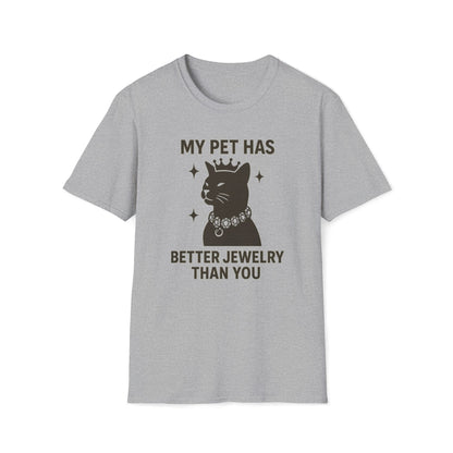 Pet Cat Jewelry B T-Shirt