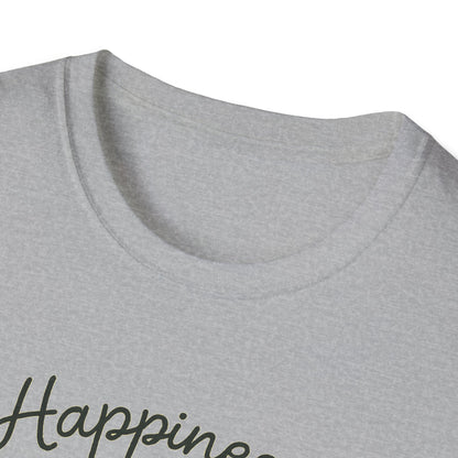 Happiness Dog Flowers T-Shirt
