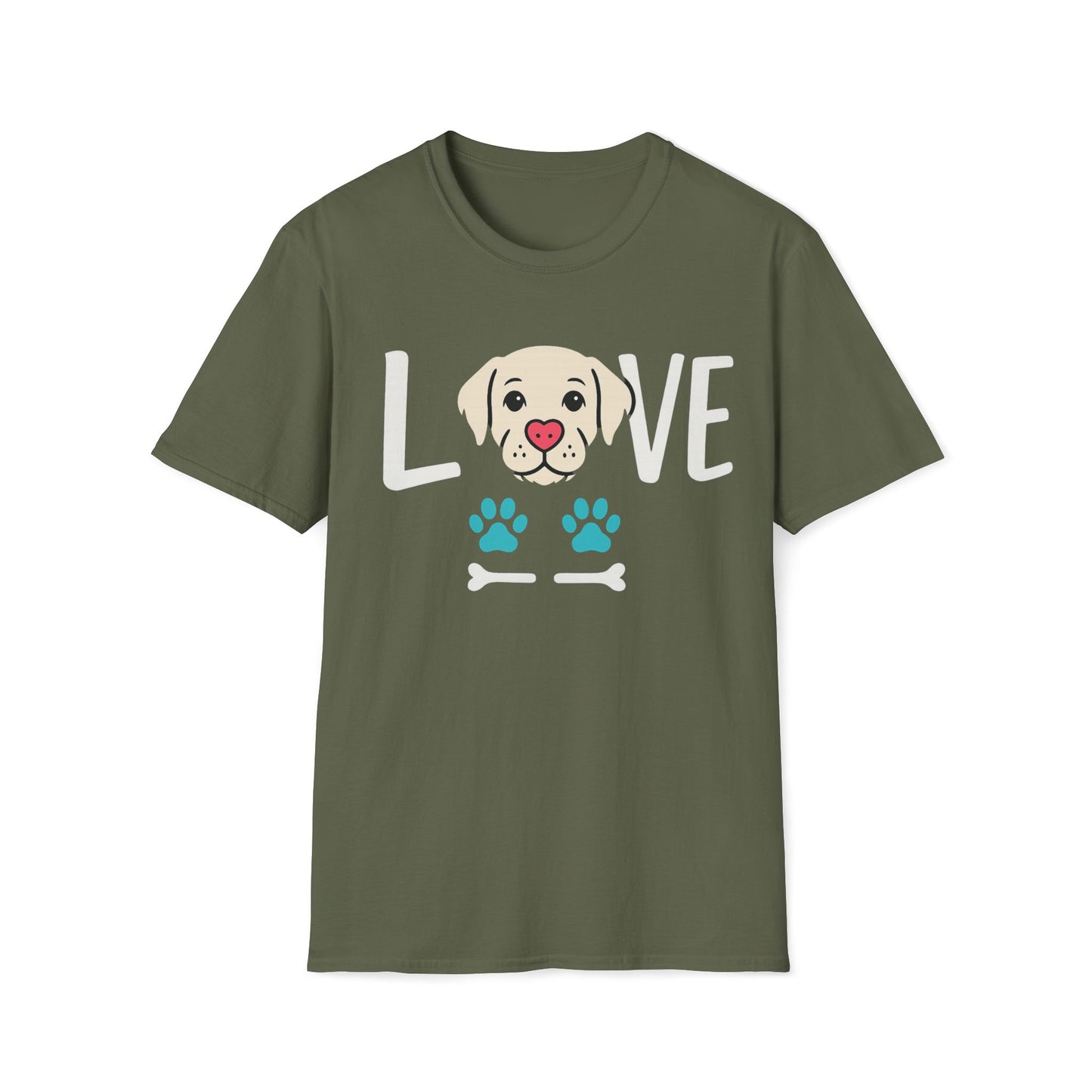 LOVE Dog White T-Shirt
