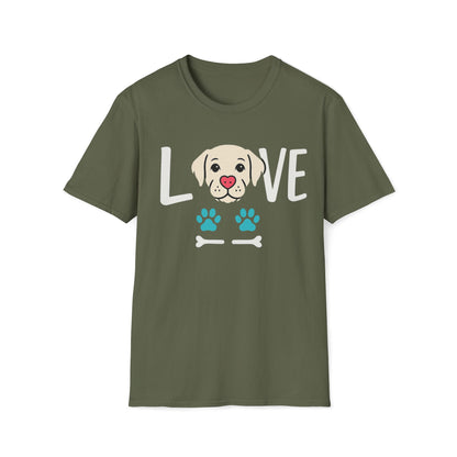 LOVE Dog White T-Shirt