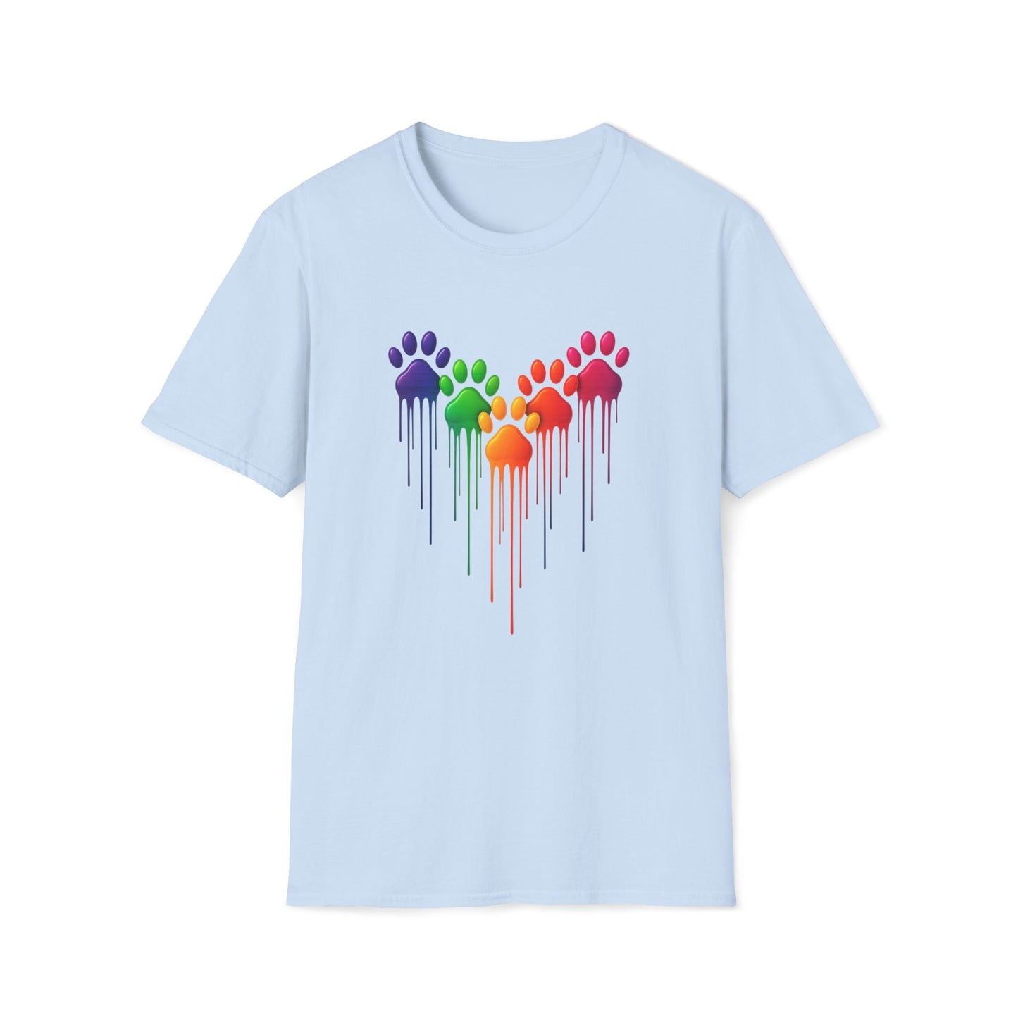 Heart Paw Drip T-Shirt