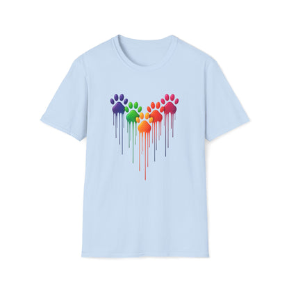 Heart Paw Drip T-Shirt