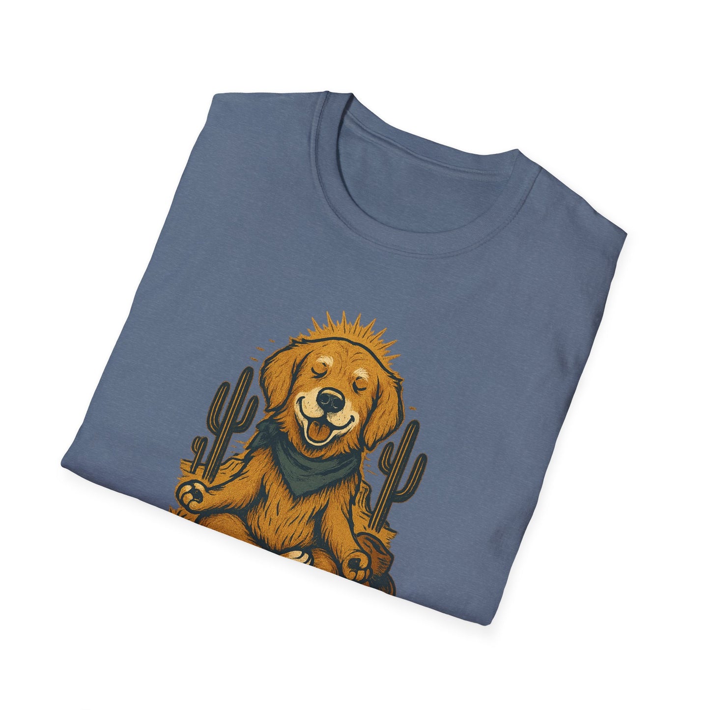 Stay Pawsitive Golden T-Shirt