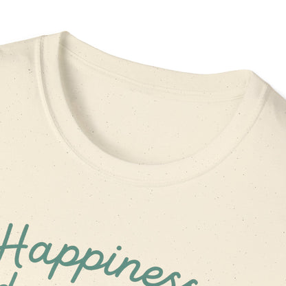 Happiness Dog Flowers P T-Shirt
