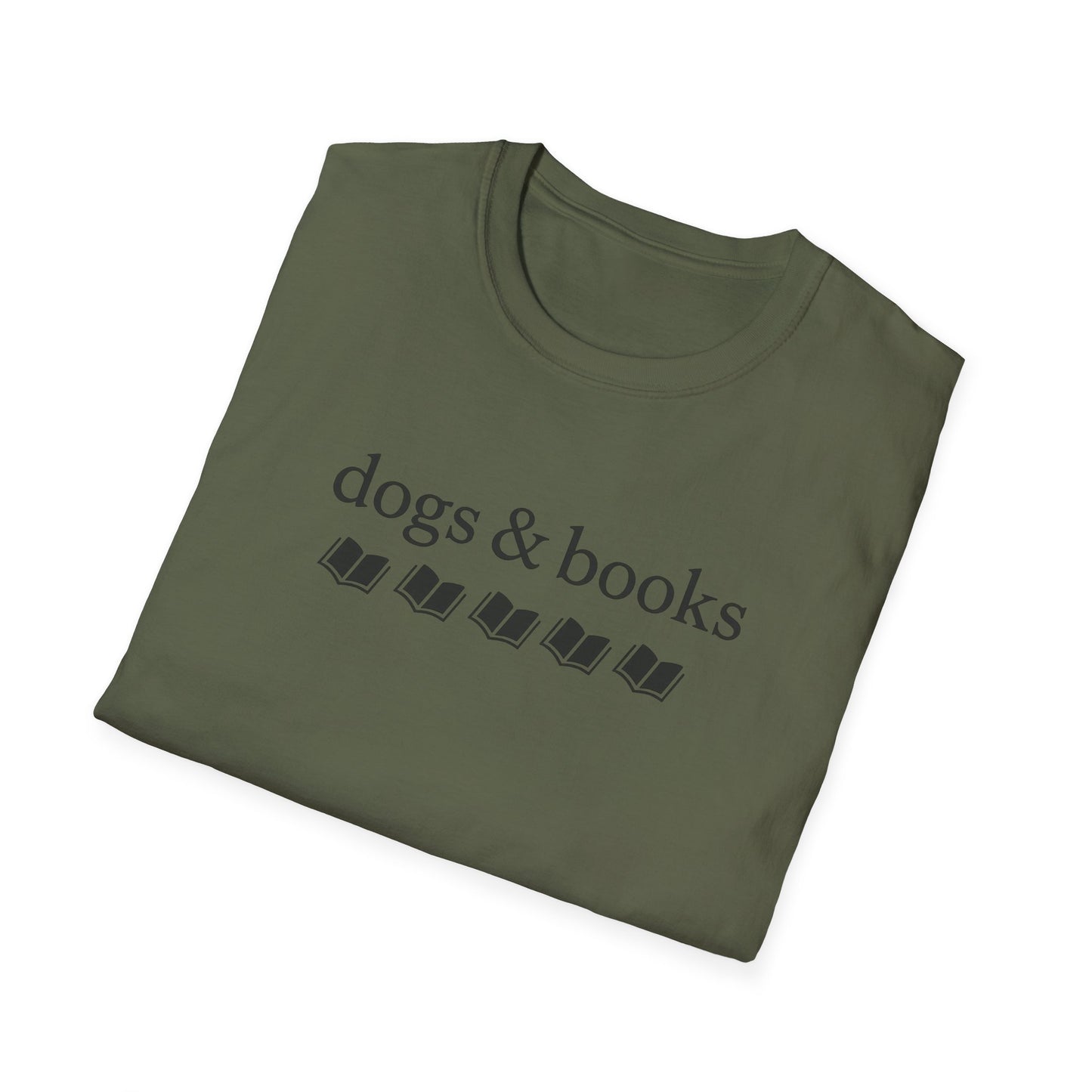 Dogs & Books B T-Shirt