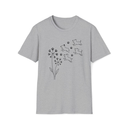 Paw Floral B T-Shirt