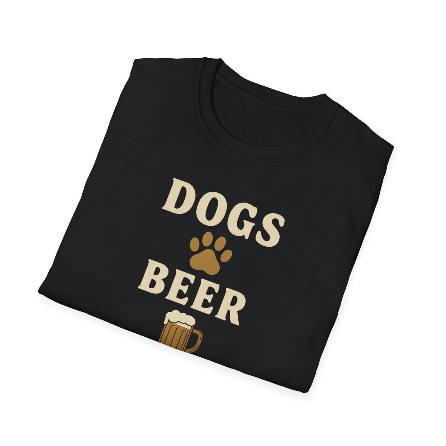 Dogs Beer Football T-Shirt