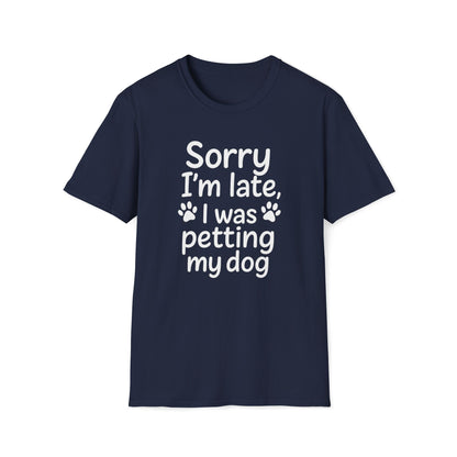 Petting Dog W T-Shirt