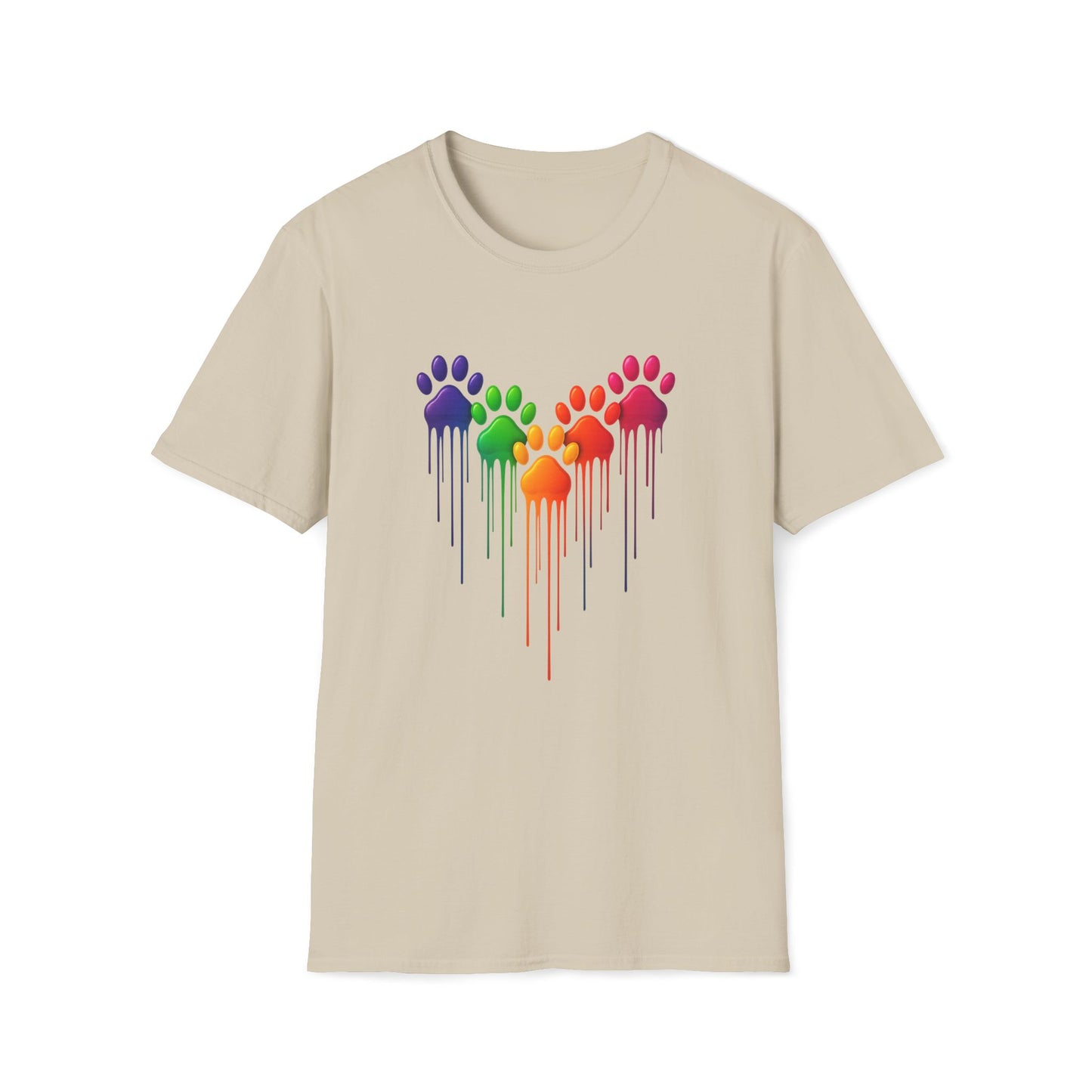 Heart Paw Drip T-Shirt