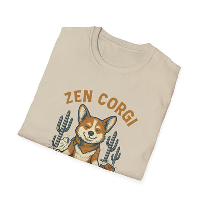 Zen Corgi Cowboy T-Shirt