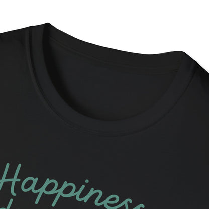 Happiness Dog Flowers P T-Shirt