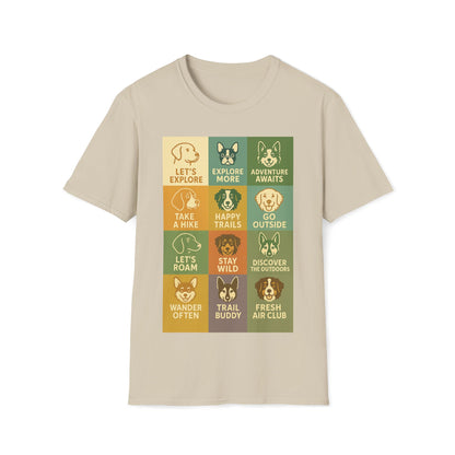 Adventure Grid Dogs T-Shirt