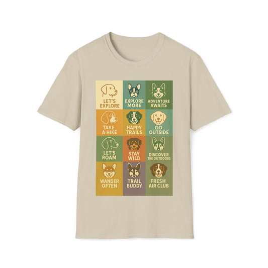 Adventure Grid Dogs T-Shirt