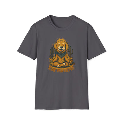 Stay Pawsitive Golden T-Shirt