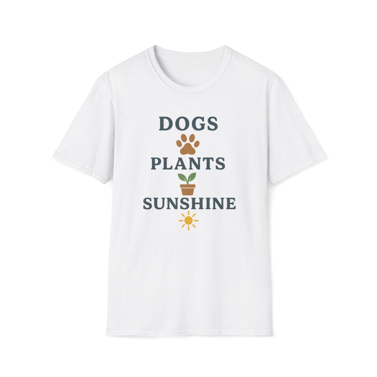 Dogs Plants Sunshine T-Shirt