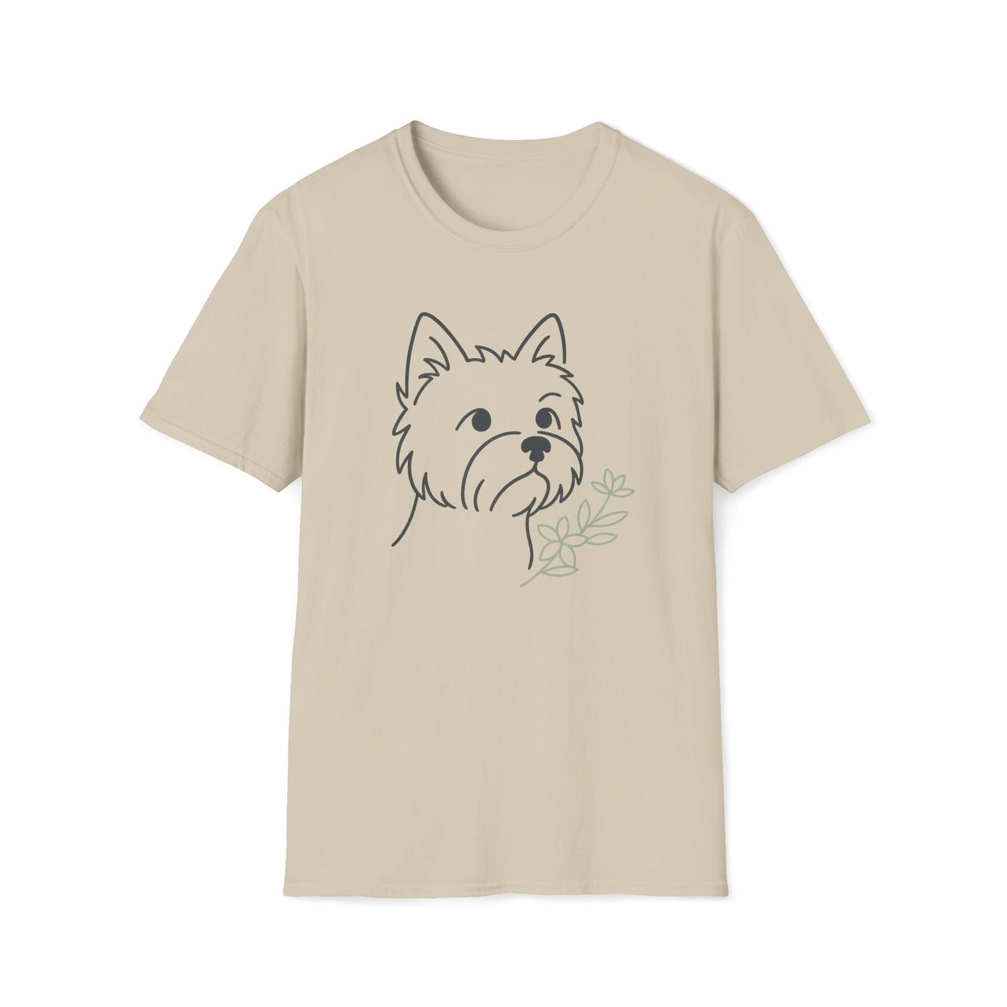 Floral Westie B T-Shirt