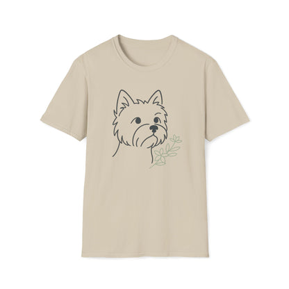 Floral Westie B T-Shirt