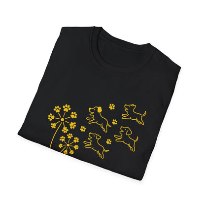 Paws Fly Floral G T-Shirt