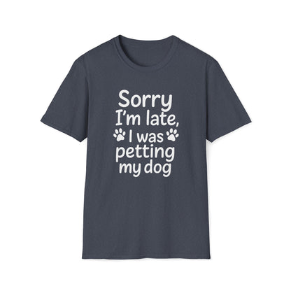 Petting Dog W T-Shirt
